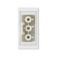 Simon Connect Белый Разъём быстрого подключения "мама" 3 контакта, 22,5х45мм