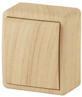 ЭРА 11-1203-11 Эксперт Сосна Переключатель 1-кл ОУ