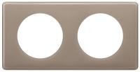 Legrand Celiane Кофейный глянец Рамка 2-я (2+2 мод)