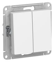 Systeme Electric AtlasDesign Лотос Выключатель 2-клавишный, сх.5, 10АХ, механизм