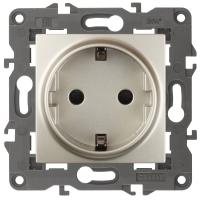 ЭРА 14-2102-04 Elegance Шампань Розетка с/з со шт