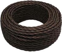 BIRONI Коричневый глянец Витой провод 3*0,75 50м BIRONI Коричневый глянец Витой провод 3*0,75 50м