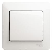 SE Glossa Перламутр Выключатель 1-клавишный, сх.1, 10АХ (в сборе)