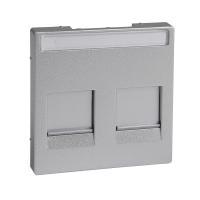 SE Merten SM Алюминий Центральная плата 2-ая для модулей штепсельных разъемов