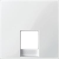 SE Merten SM Бел глянец Накладка розетки ТЛФ 1-ой RJ11/RJ12 прямой