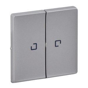 Legrand Valena LIFE Алюм Клавиша 2-ая с подсветкой/индикацией