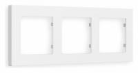 Рамка ALFA Techno (Белый матовый) 3-ая AF220123