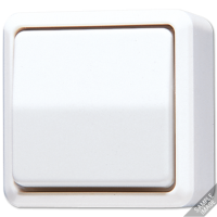 JUNG Выключатель перекрестный для накладного монтажа, слоновая кость