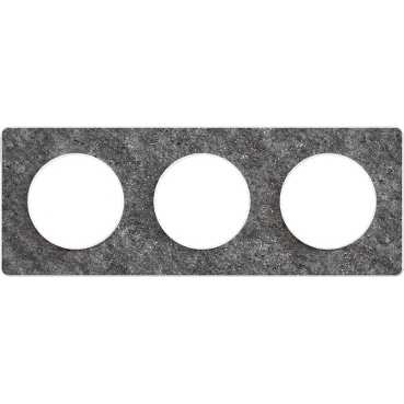 Schneider Electric Odace Черный фосфор/Бел Рамка 3-ая