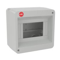 DKC Щиток настенный, ral 7035, без крышки, 6мод.