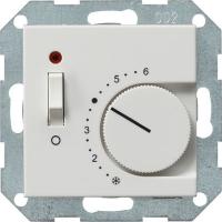 Gira Терморегулятор с размыкающим контактом 24V/10 (4)A и контрольной лампой