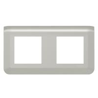 Legrand Mosaiс Рамка - Программа Mosaic - 2Х2 модуля - алюминий