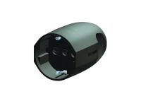 DKC Розетка кабельная, бытовая с центральным вводом кабеля. Черная. IP20 16А 2P+E 230В