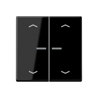 JUNG Клавиши для сдвоенной кнопки BCU, чёрный