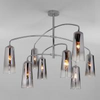 Потолочная люстра со стеклянными плафонами 70137/8 хром Eurosvet Omber
