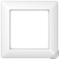 JUNG Рамка 2-кратная для вертикальной и горизонтальной установки термопласт, красная