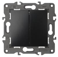 ЭРА 14-1104-05 Elegance Антрацит Выключатель 2-кл