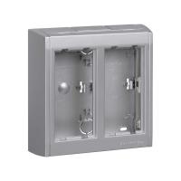 Simon Connect Алюминий Коробка Cima Pro в сборе для наружного монтажа на 2 Cima-модуля