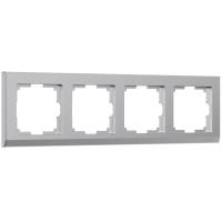 Рамка из поликарбоната на 4 поста Stark серебряный W0041806