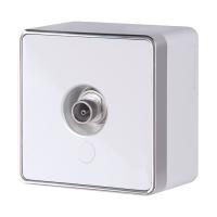 ТВ-розетка оконечная Gallant белая W5083001