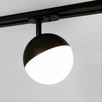 Трековый светодиодный светильник для однофазного шинопровода Glob GX53 Черный Glob GX53 Черный (MRL 1015) однофазный Elektrostandard Glob a053136
