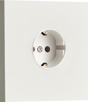 Donel Розетка Schuko с заземлением, со шторками 16A 250 В~ , белый, серия N96, DT188WH