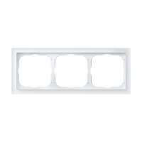 Systeme Electric ArtGallery Pure Матовое органическое стекло Белый Рамка 3-ая