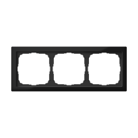 Systeme Electric ArtGallery Pure Органическое стекло Черный Рамка 3-ая