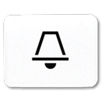 JUNG CD 500/CD plus Белая Линза с символом ЗВОНОК для клавиши с окошком