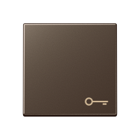 JUNG Клавиша с символом "замок" мокка