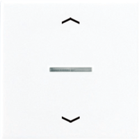 JUNG Клавиша для контрольного выключателя с символами вверх-вниз белый