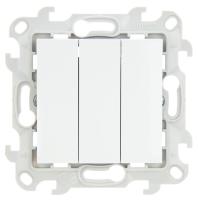 Simon 24 Белый Трехклавишный выключатель Simon 24 Белый Трехклавишный выключатель