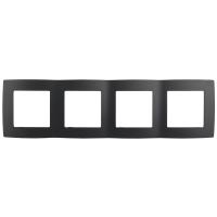 ЭРА 12-5004-05 Антрацит Рамка на 4 поста, 12