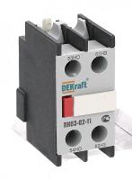 DEKraft Приставка конт. доп. контакты 1НО+1НЗ лицевой установки ПК-03 DEKraft Приставка конт. доп. контакты 1НО+1НЗ лицевой установки ПК-03