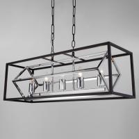 Подвесной светильник в стиле лофт 70122/5 черный Eurosvet Crate