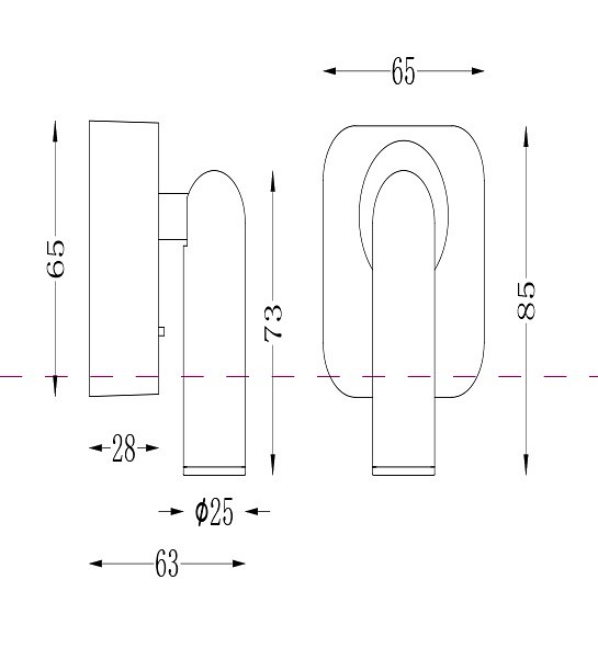 Настенный светильник (бра) C039WL-L3B3K Maytoni Mirax