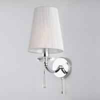 Бра в классическом стиле с хрусталем 60079/1 хром Eurosvet Valery