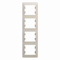 SE Glossa Молочный Рамка 4-ая, вертикальная