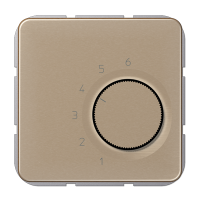 JUNG комнатный термостат, золотая бронза