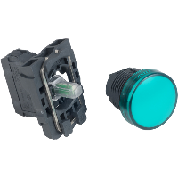 Schneider Electric XB5 Лампа сигнальная зелёная светодиодная 24В