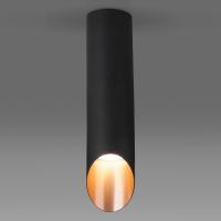 Накладной акцентный светильник DLN115 GU10 черный/золото Elektrostandard 7011, 7005 a050122