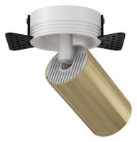 Встраиваемый светильник (Набор) C058CL-1WG(C058CL-01W(1шт.), TRA020-01G(1шт.), DLA048-01W(1шт.)) Maytoni Focus S