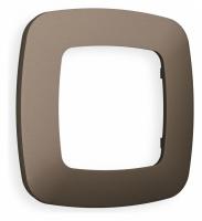 Рамка OMEGA Ecta (Темная бронза матовый) 1-ая OF140631