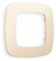 Рамка OMEGA Ecta (Бежевый матовый) 1-ая OF140331