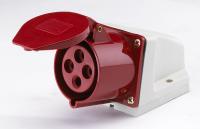 DEKraft Розетка стационарная 124 3Р+РЕ 32А 380В IP44 РС-102 DEKraft Розетка стационарная 124 3Р+РЕ 32А 380В IP44 РС-102