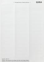 Gira Листы для надписей 15,8x67 мм