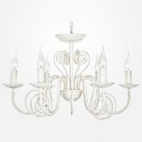 Люстра с двойным креплением 60018/6 белый с золотом Eurosvet Tomas