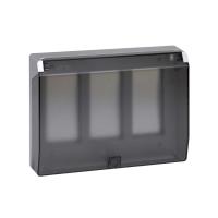 Simon Cima 500 Алюминий Рамка с суппортами с крышкой на 3 модуля, 164х50х220мм