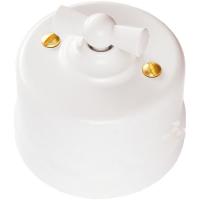 BIRONI Лизетта Пластик Белый Выключатель 2-кл