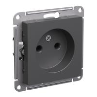 Systeme Electric AtlasDesign Базальт Розетка б/з без шторок, 16А, механизм